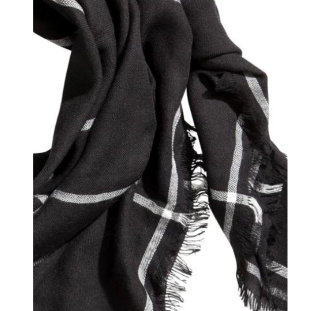Checked scarf - Picture 4 of 5